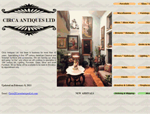 Tablet Screenshot of circaantiquesltd.com